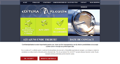 Desktop Screenshot of editura-arlequin.ro