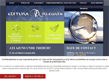 Tablet Screenshot of editura-arlequin.ro